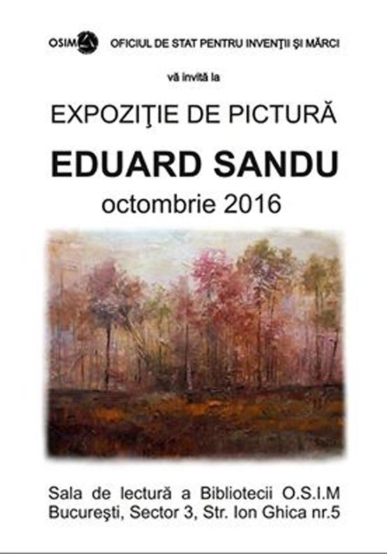 Poza Eduard Sandu Expozitie 1