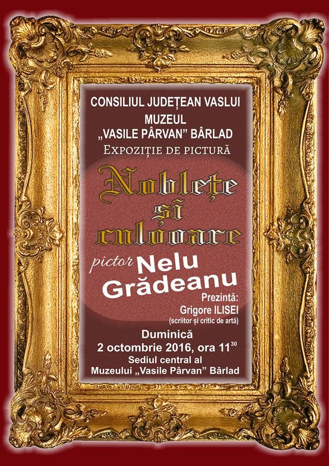 Poza EXPOZITIE DE PICTURA - NOBLETE SI CULOARE 1