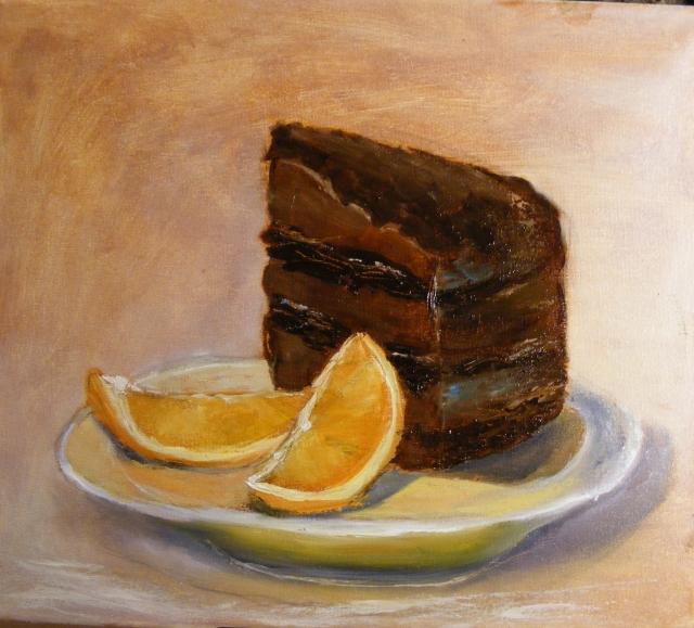 alte Picturi Tort de ciocolata  si porto