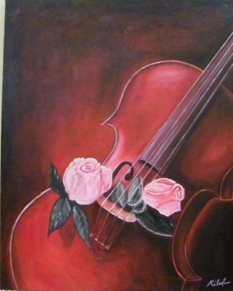 alte Picturi Romantic violin