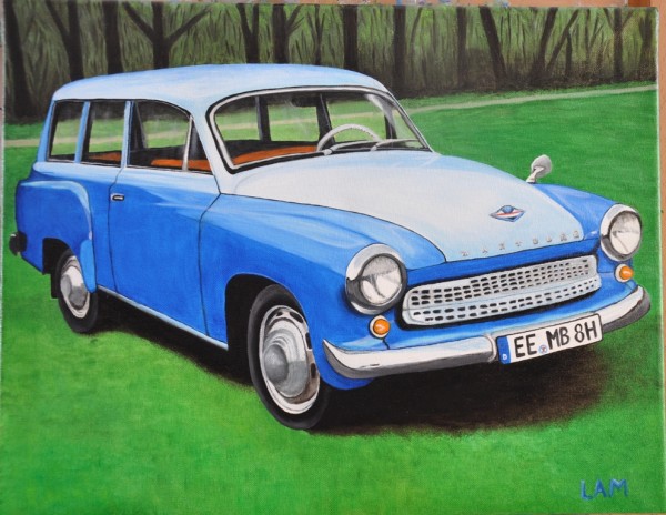 alte Picturi Blue wartburg
