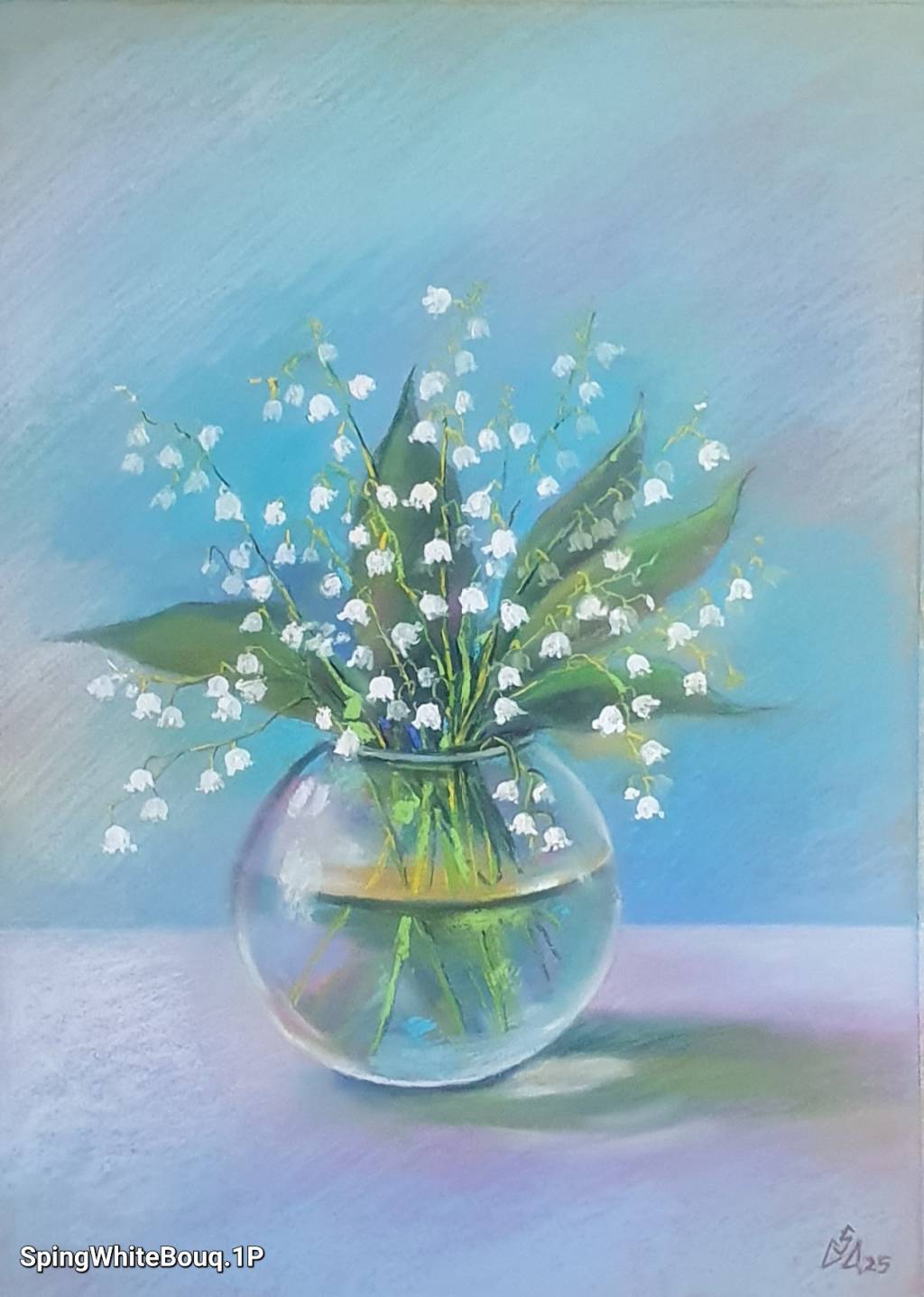 Pictura buchet lăcrămioare