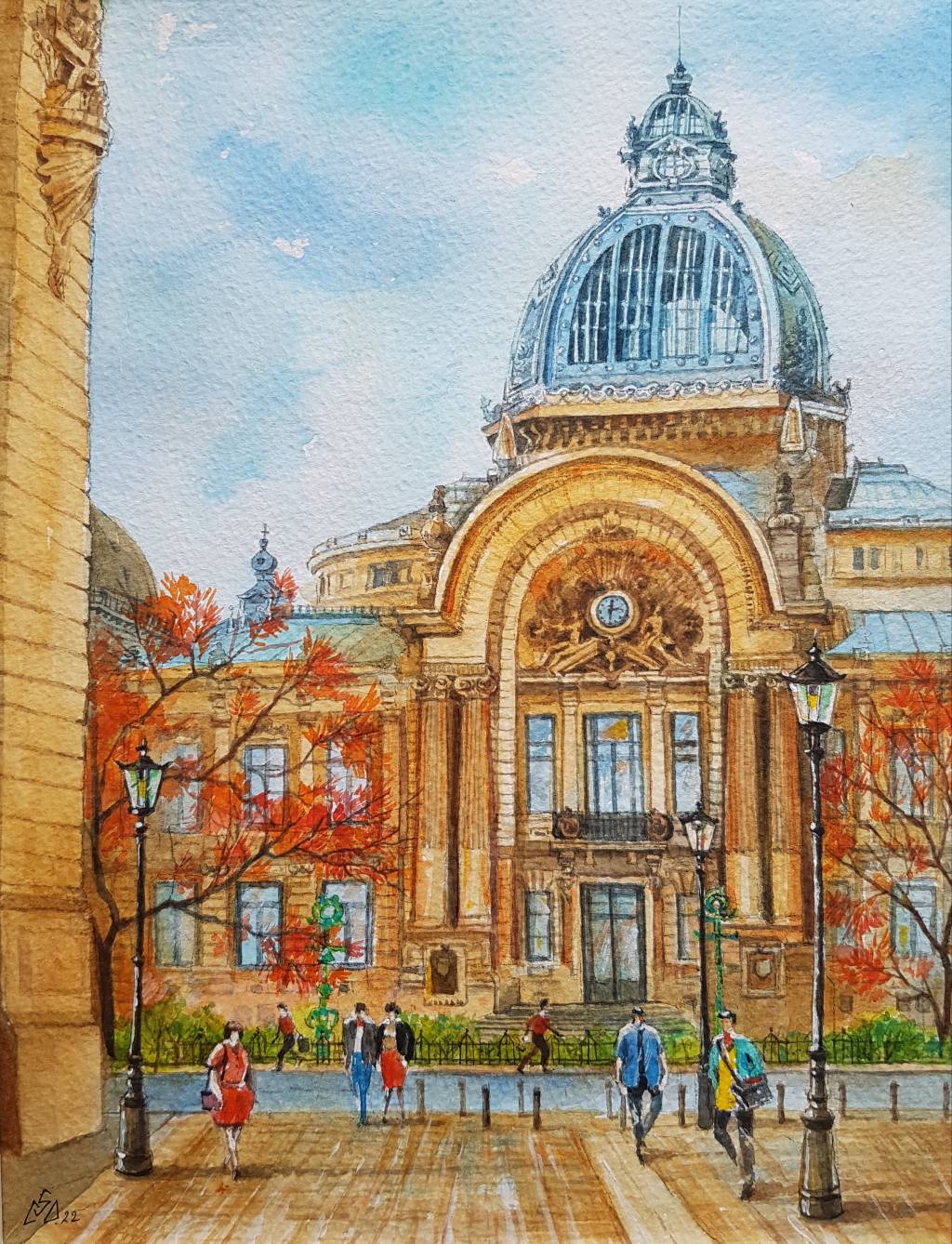 Pictura Centrul Vechi București, Palatu