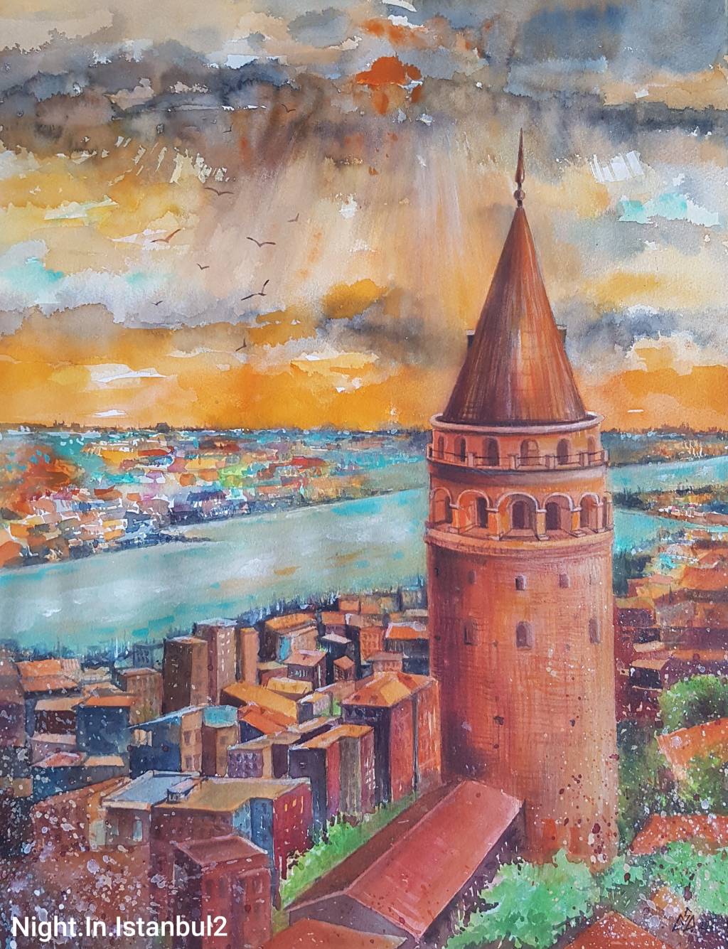 Pictura peisaj Istanbul
