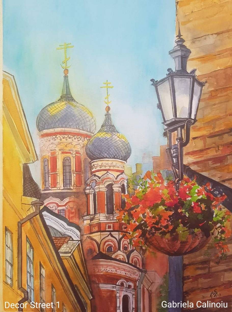 Pictura peisaj urban 