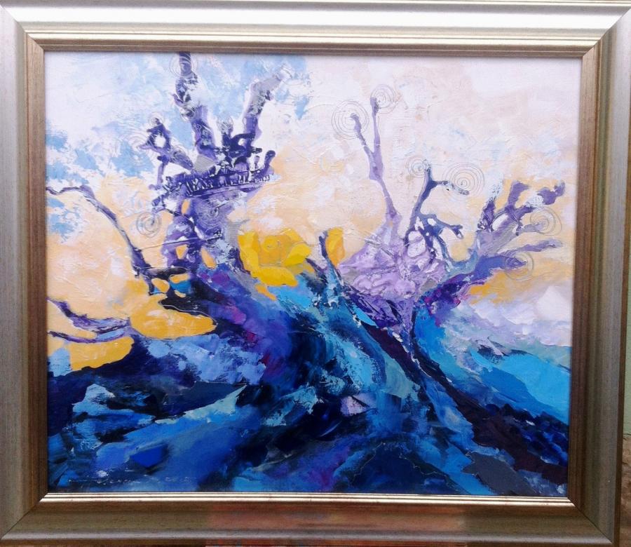 Picturi abstracte/ moderne Floarea din a