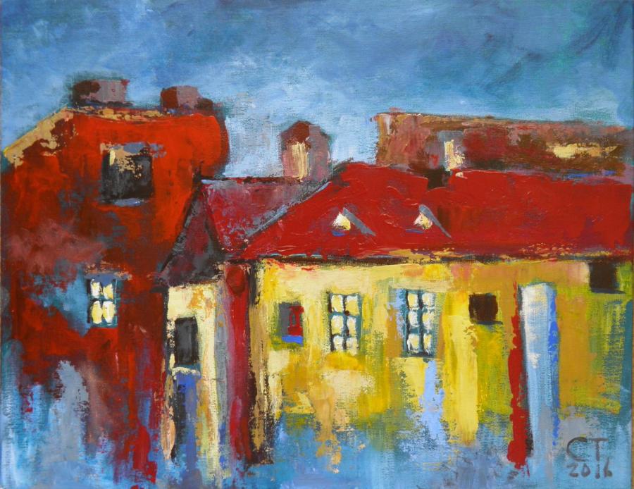 Picturi abstracte/ moderne Lumini in noo