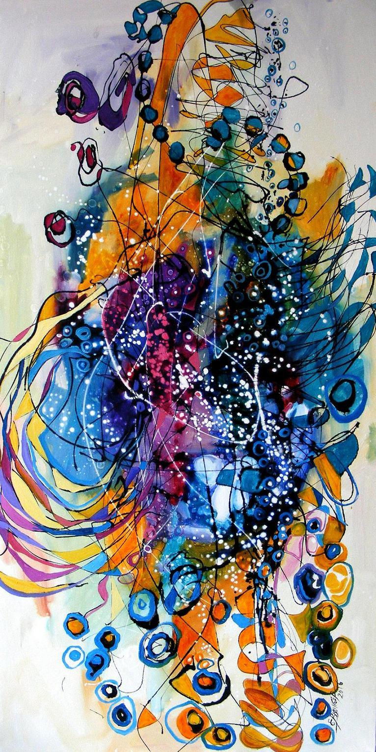 Picturi abstracte/ moderne Un stradivari