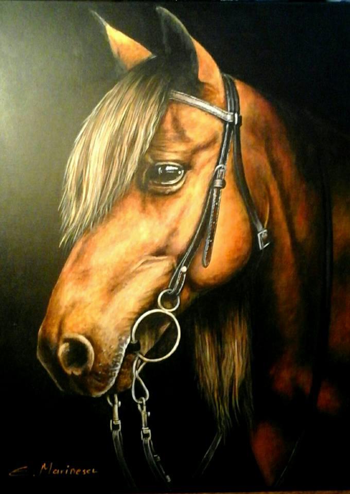 Picturi cu animale Acryl painting horse 