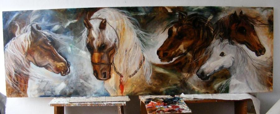 Picturi cu animale Dragoste la prima ved