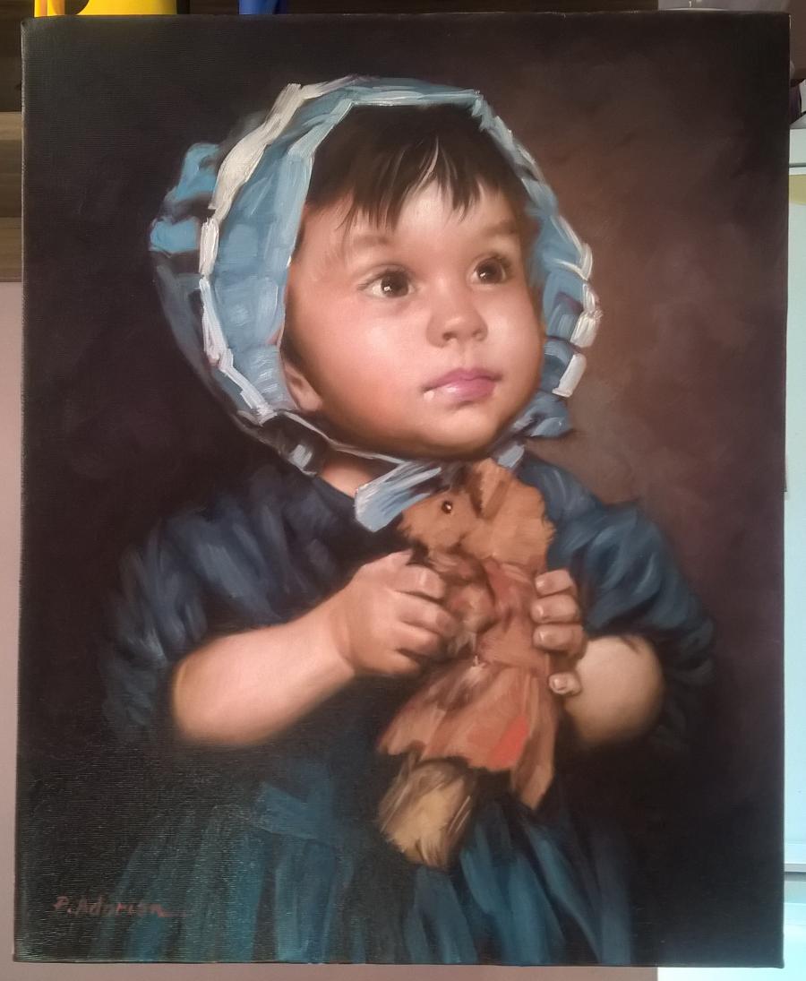 Picturi cu potrete/nuduri Inocenta copil