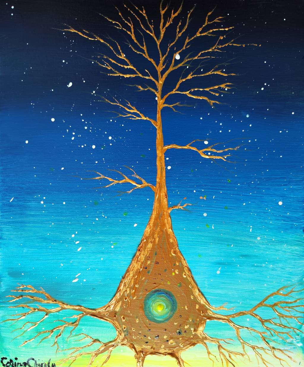 Poza Arbore neuronal sau neuron piramida