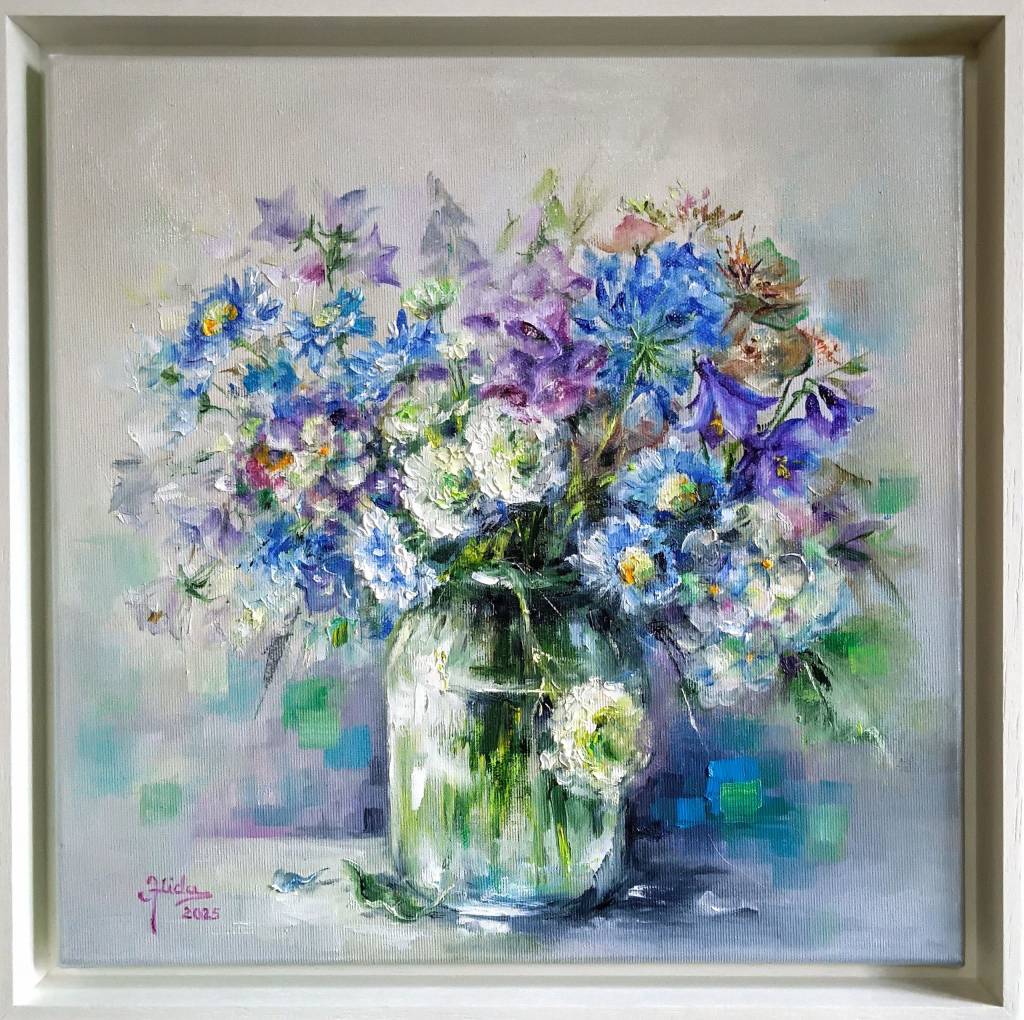 Poza Buchet albastru