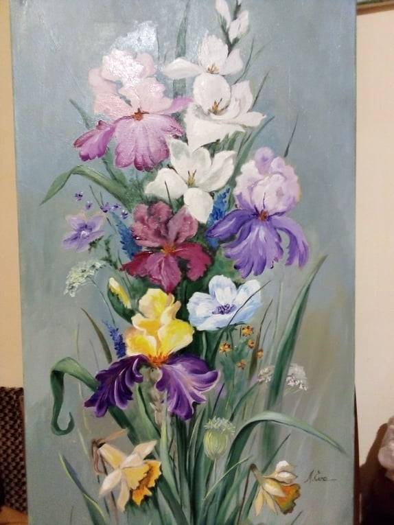 Poza Buchet cu irisi