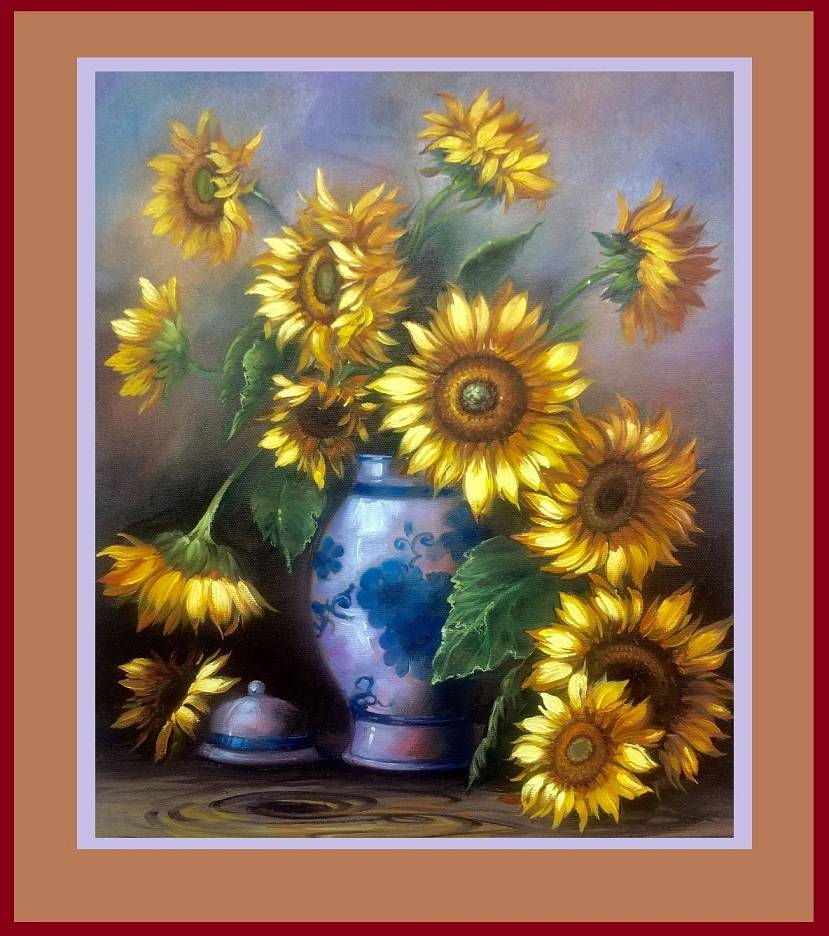Poza buchet de floarea soarelui 8