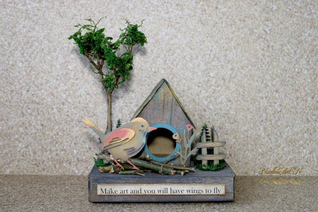 Poza Casuta cu pasarele - obiect decorat