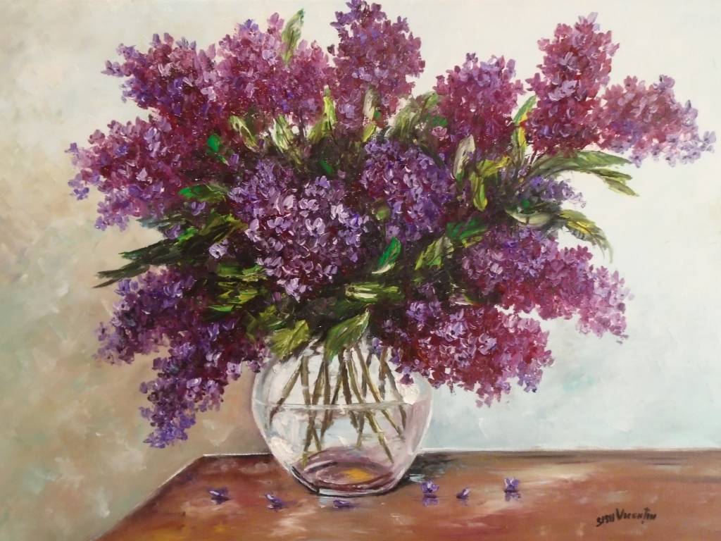 Poza Decor cu liliac ...