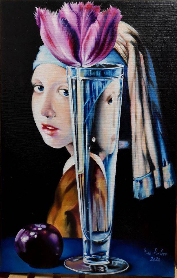 Poza fata cu cercel cu perla - 2