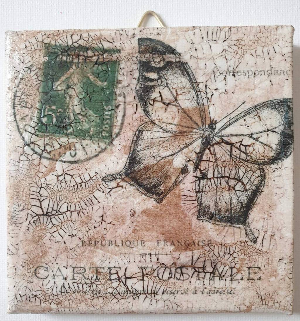 Poza Fluture scrisoare vintage