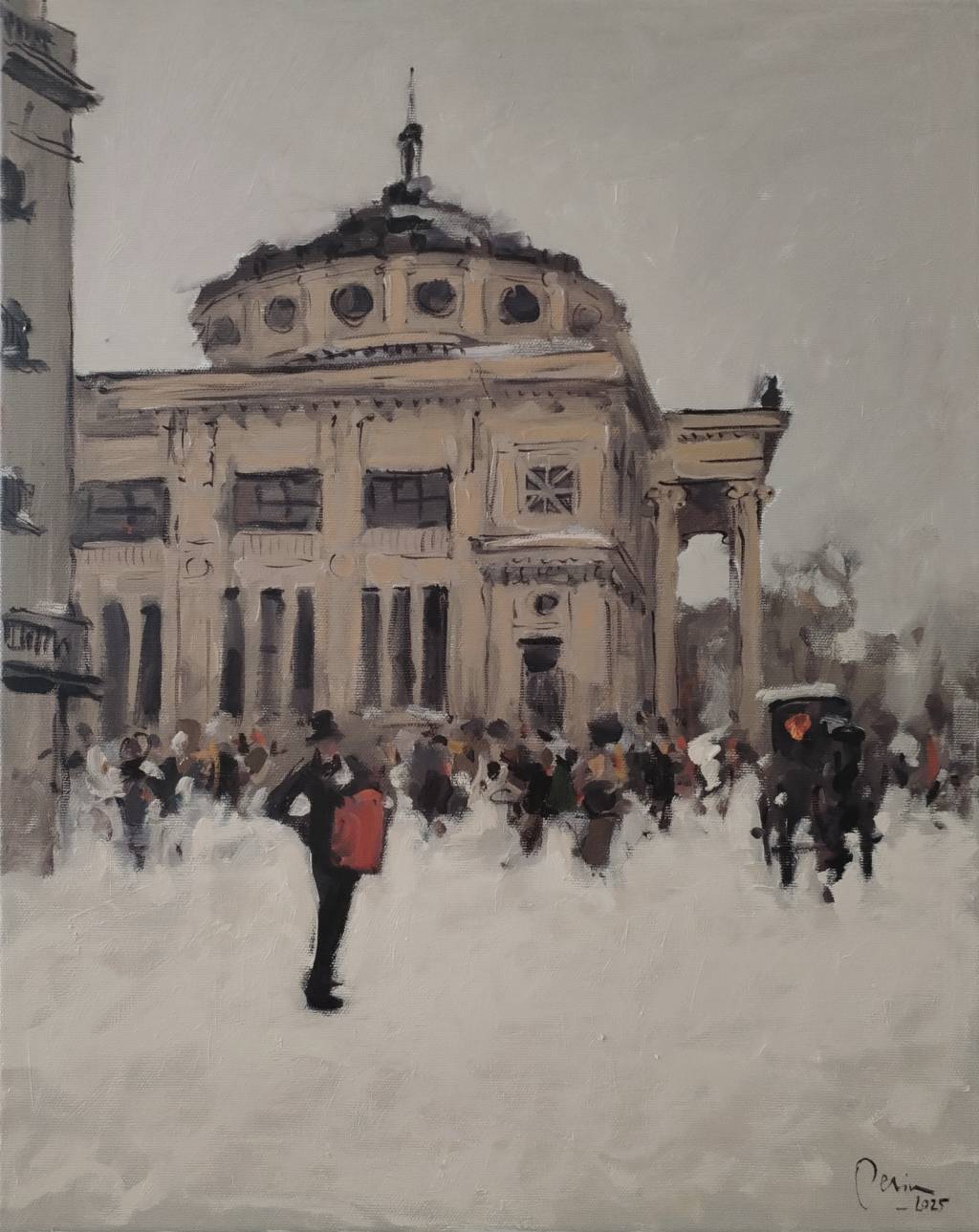 Poza Iarna n vechiul Bucuresti
