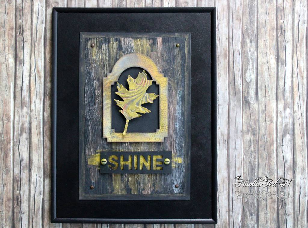 Poza -SHINE- a 3D painting, Tim Holtz co