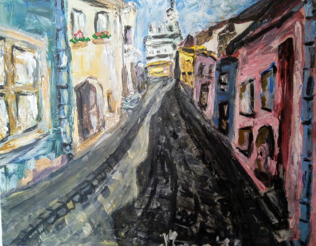 Poza Strada din Sighisoara