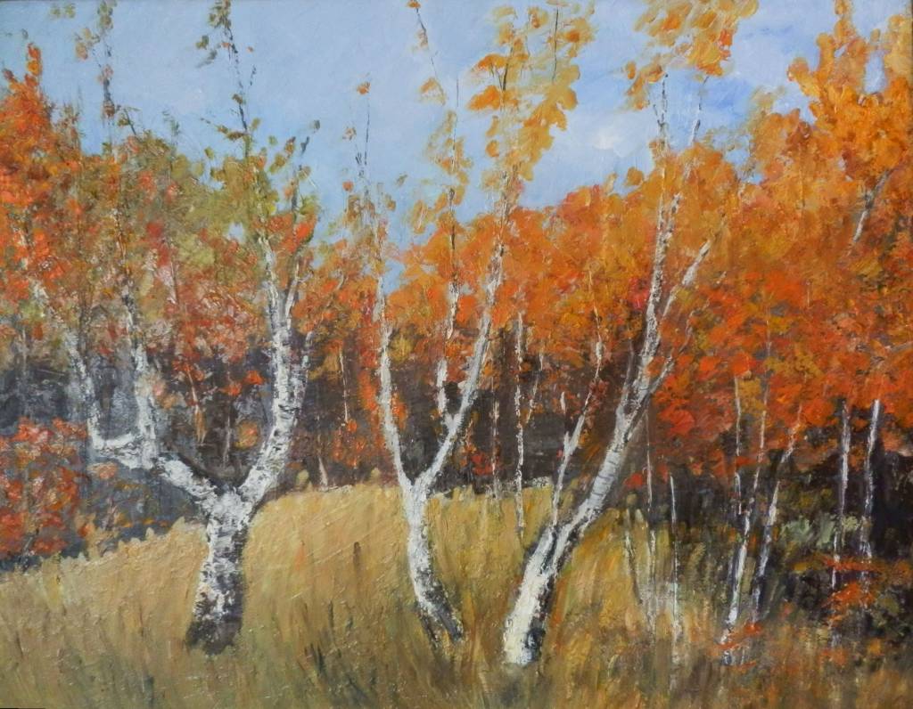 tablou in ulei pe panza intinsa pe sasiu