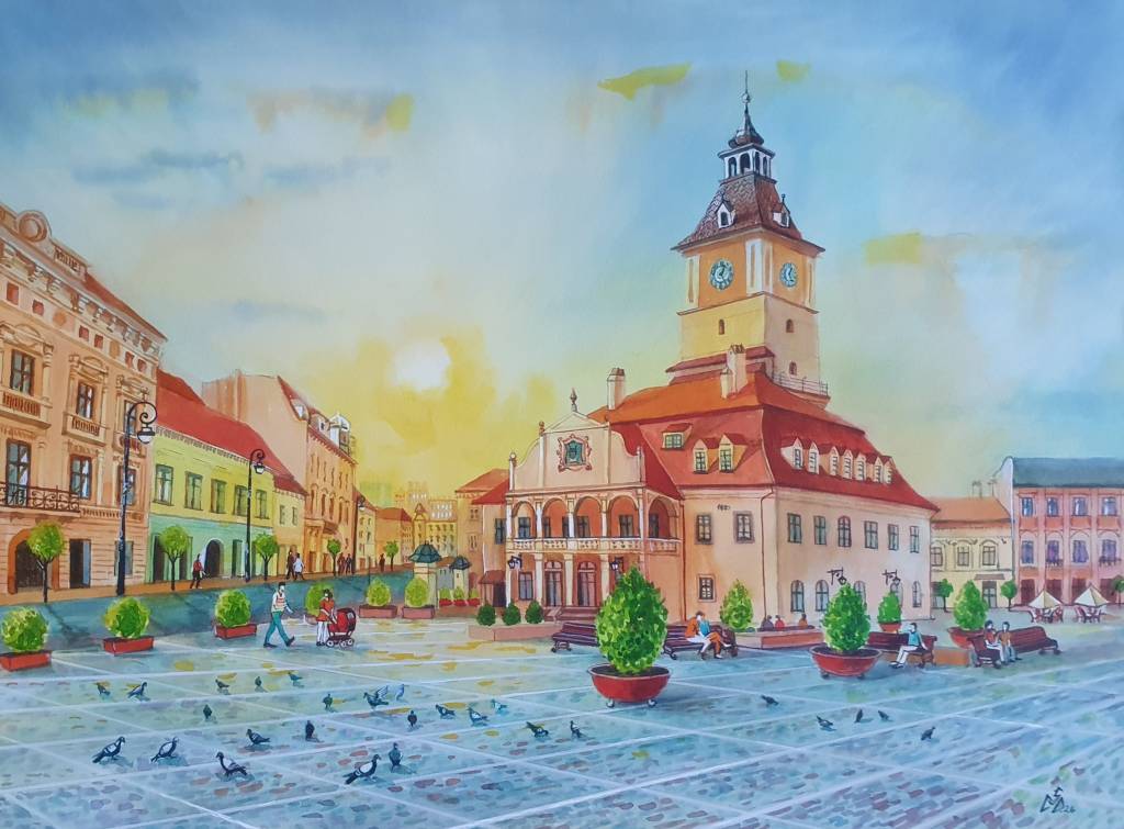 Tablou peisaj din Brașov