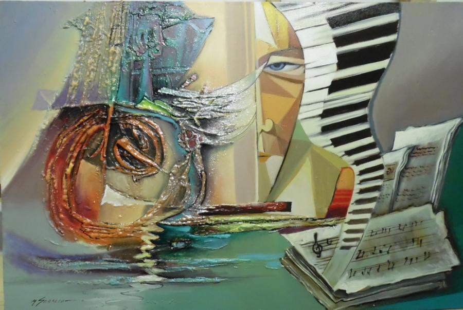 Picturi abstracte/ moderne (geniul)sunetul muzicii--x02