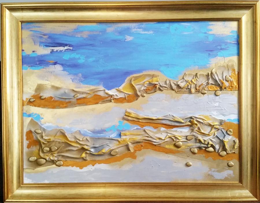 Picturi abstracte/ moderne Laguna albastra 1