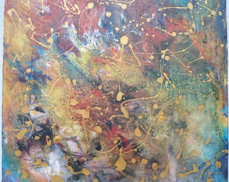 Picturi abstracte/ moderne Distant galaxy