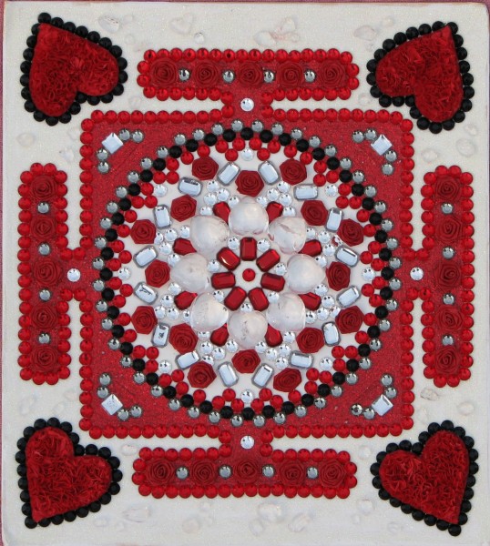 Picturi abstracte/ moderne Mandala iubirii