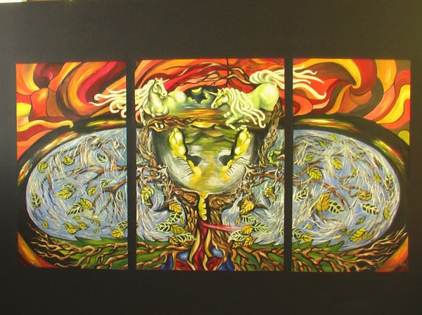 Picturi abstracte/ moderne Valea inorogilor