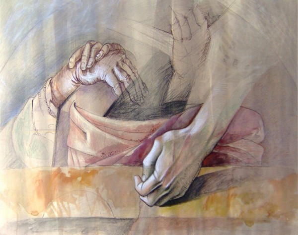 Picturi abstracte/ moderne Compozitie cu maini