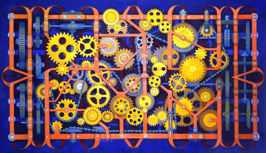 Picturi abstracte/ moderne Mecanism