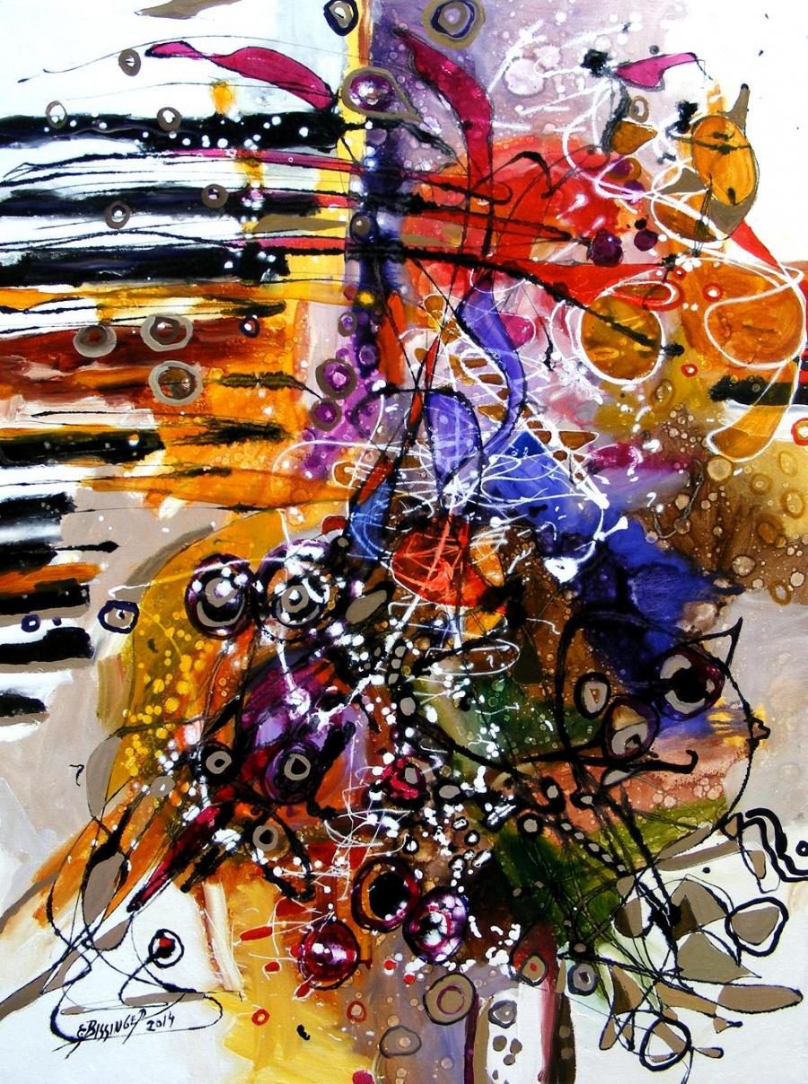 Picturi abstracte/ moderne Evadare prin cetatea Belovari