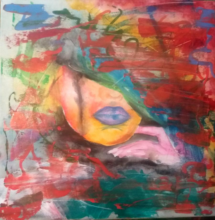 Picturi abstracte/ moderne Culori sub mister