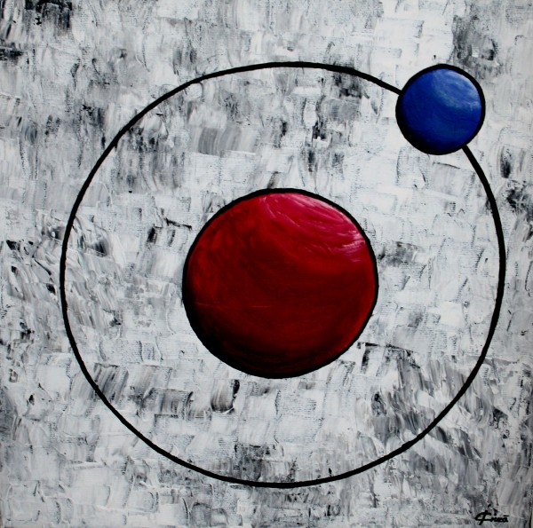 Picturi abstracte/ moderne The atom