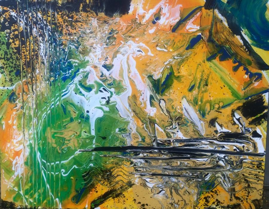 Picturi abstracte/ moderne fluid colors