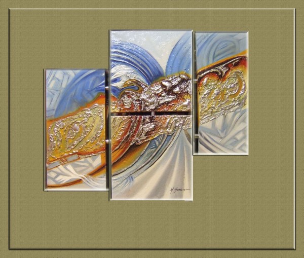 Picturi abstracte/ moderne  triptic---67