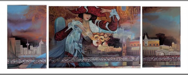 Picturi abstracte/ moderne Carnaval la Venetia--xx5