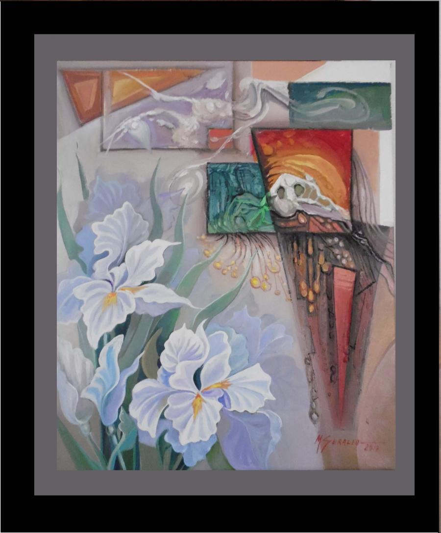 Picturi cu flori flori cu alb nevinovat z