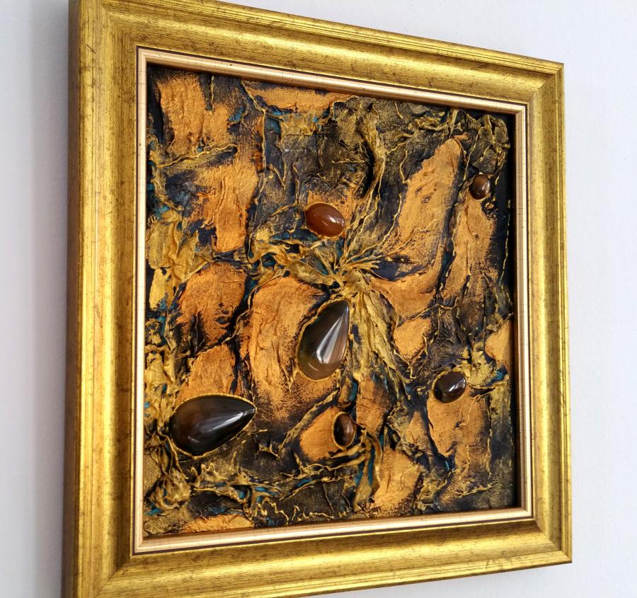 Picturi abstracte/ moderne GOLD STORM 1