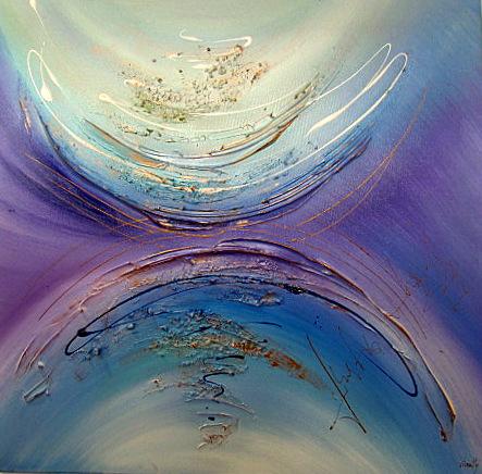 Picturi abstracte/ moderne AQUAMARIN 2