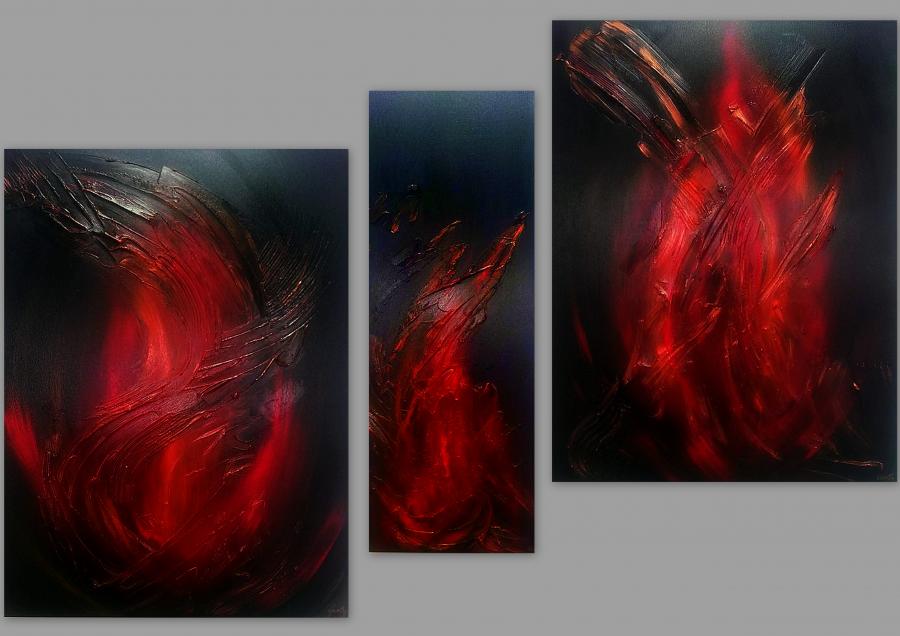 Picturi abstracte/ moderne FLAMES