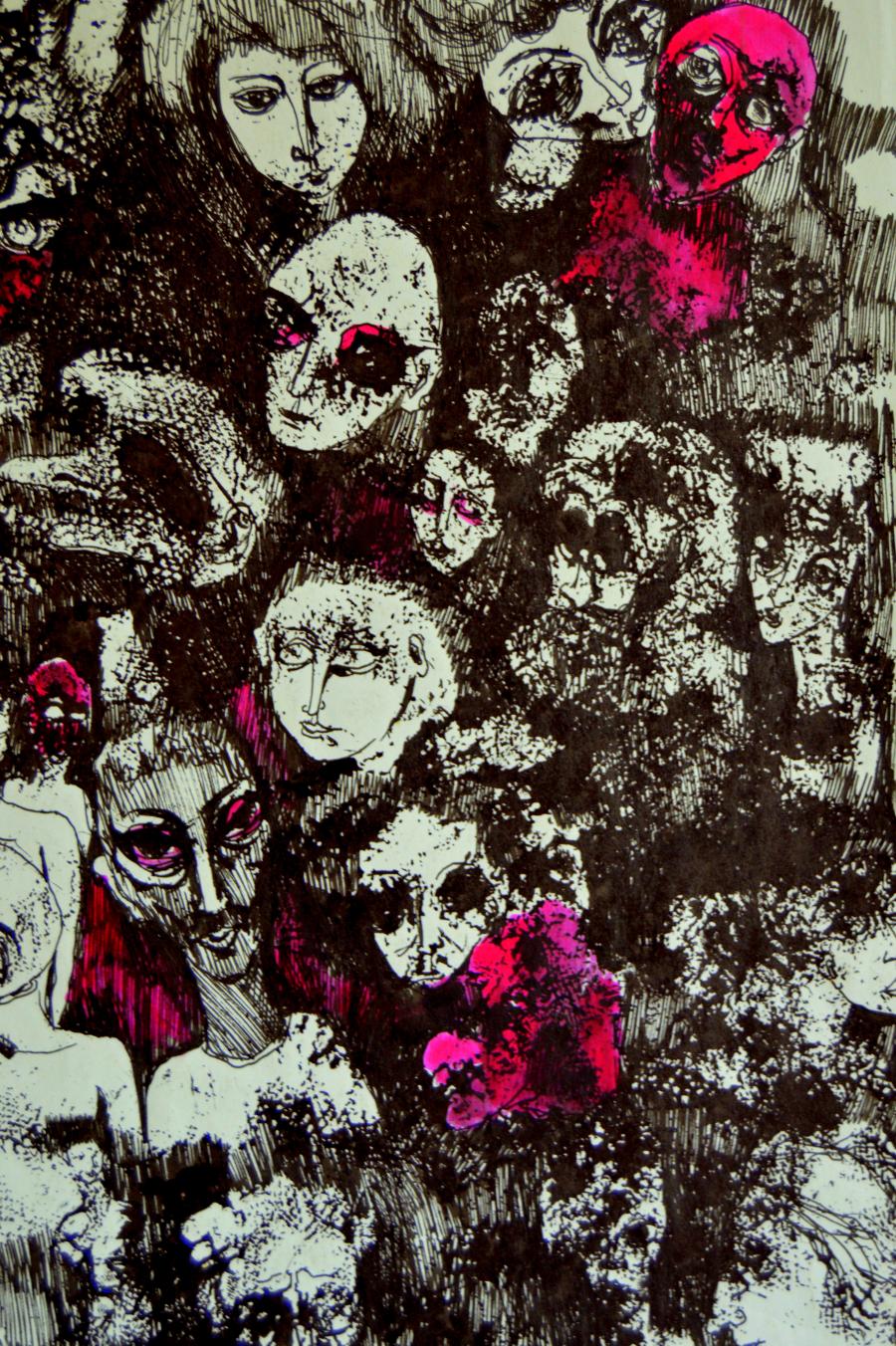 Picturi alb negru Expozitie de chipuri