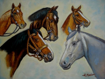 Picturi cu animale Tablou cu cai