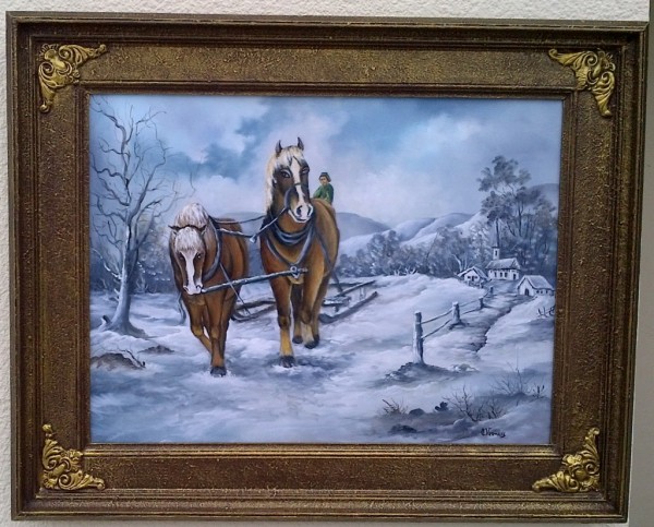 Picturi cu animale Dupa lemne