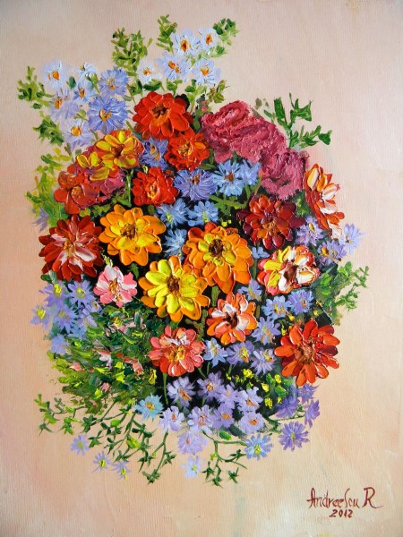 Picturi cu flori Flori si culori
