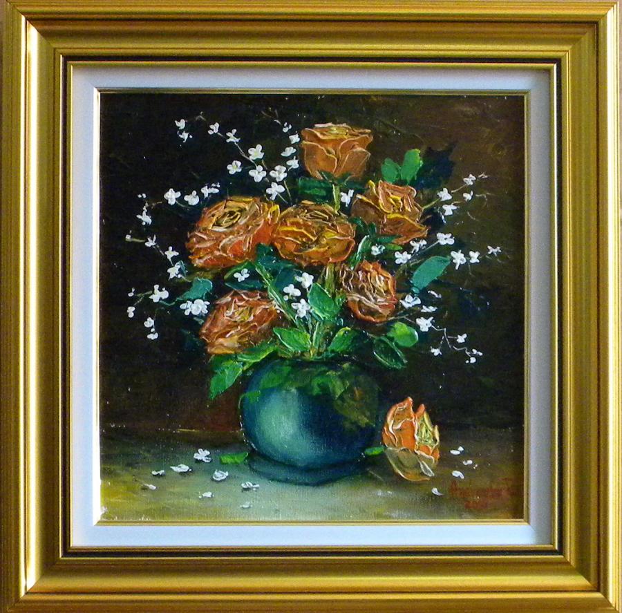 Picturi cu flori ZAMBET DE TRANDAFIRI